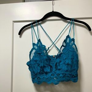 FP One Adella Bralette - S - Teal - Like New